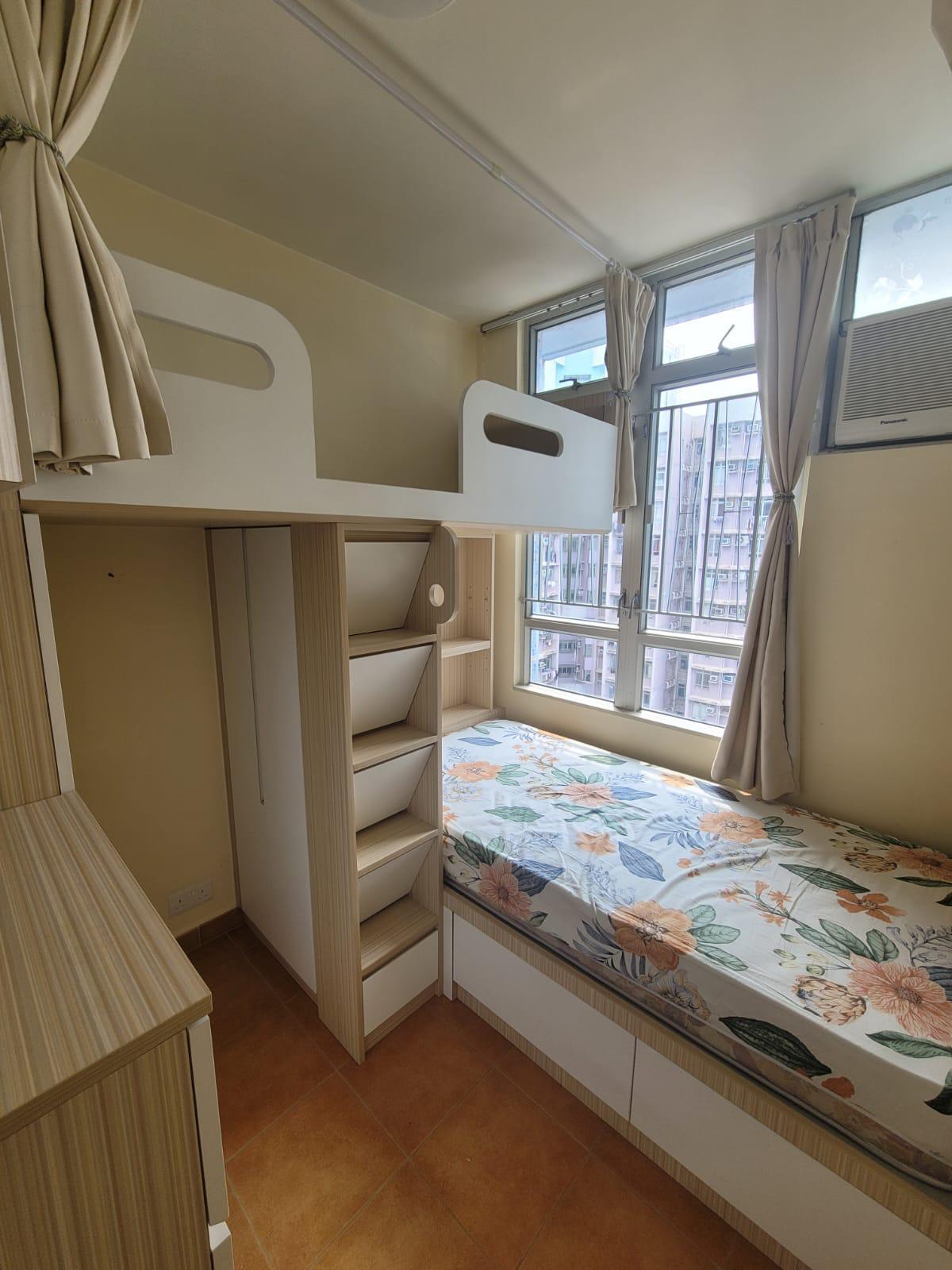 睡房間隔四正易擺位,光線亦足。(代理提供)