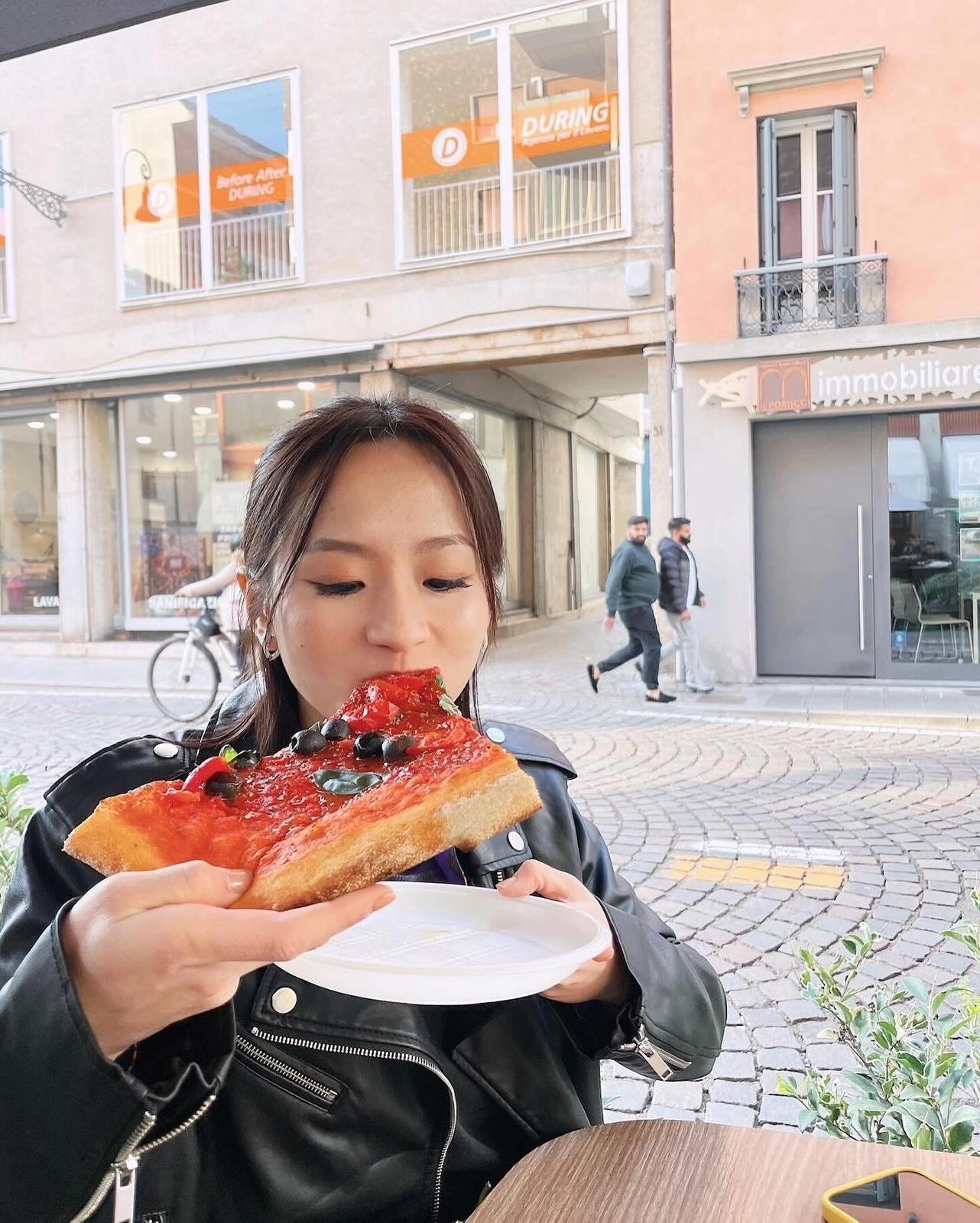 梁雍婷出席達東電影節,趁機暢遊威尼斯。