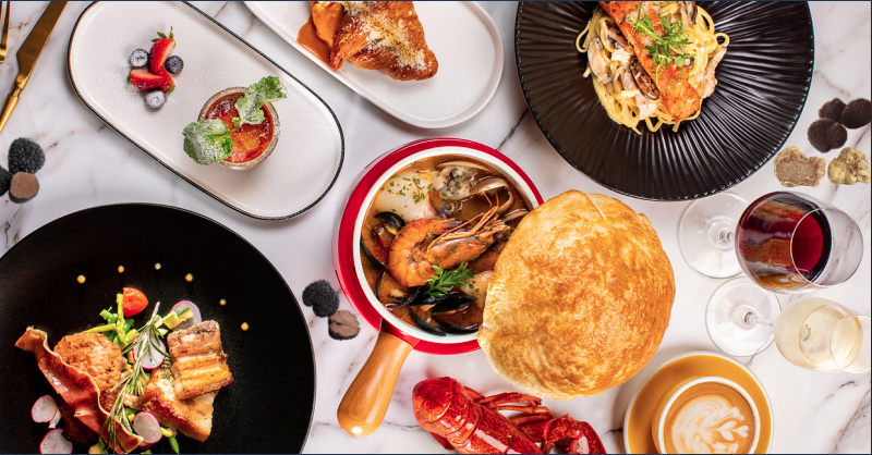 尖沙咀/中環享慢煮意松露海陸四道菜套餐