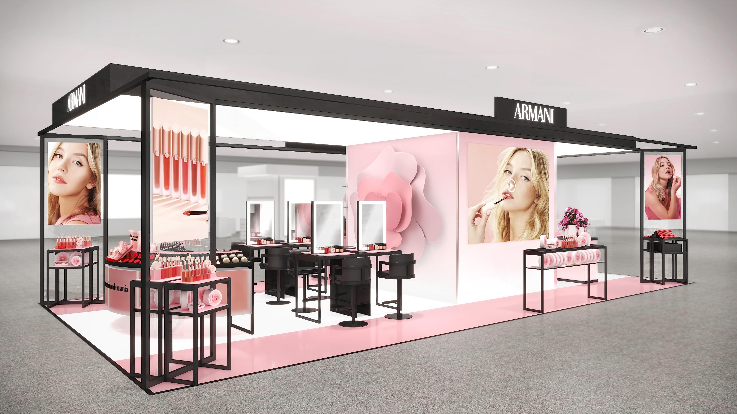 「THE ARMANI NUDE MANIA BLOSSOM ROOM」期間限定裸粉花店