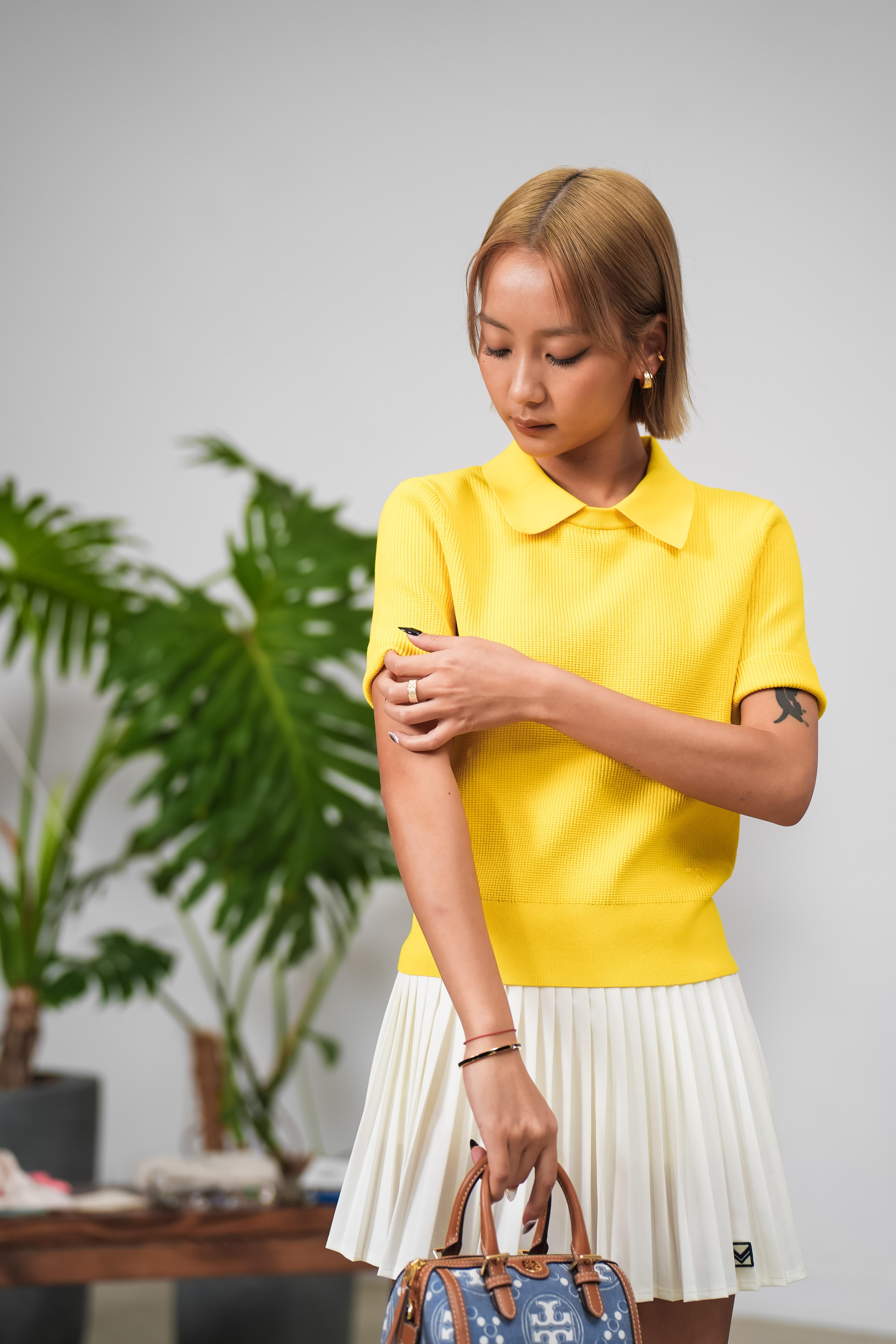 Marf天生衣架身形,一直是時裝品牌寵兒。