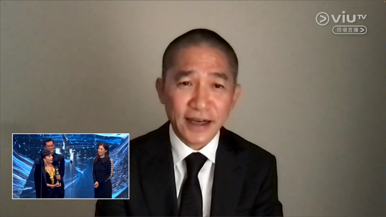 金像獎2024|梁朝偉多次露出天然呆的表情。