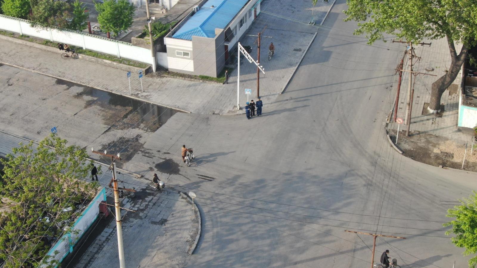 中國網友派航拍機飛越鴨綠江 紀錄北韓真實樣貌