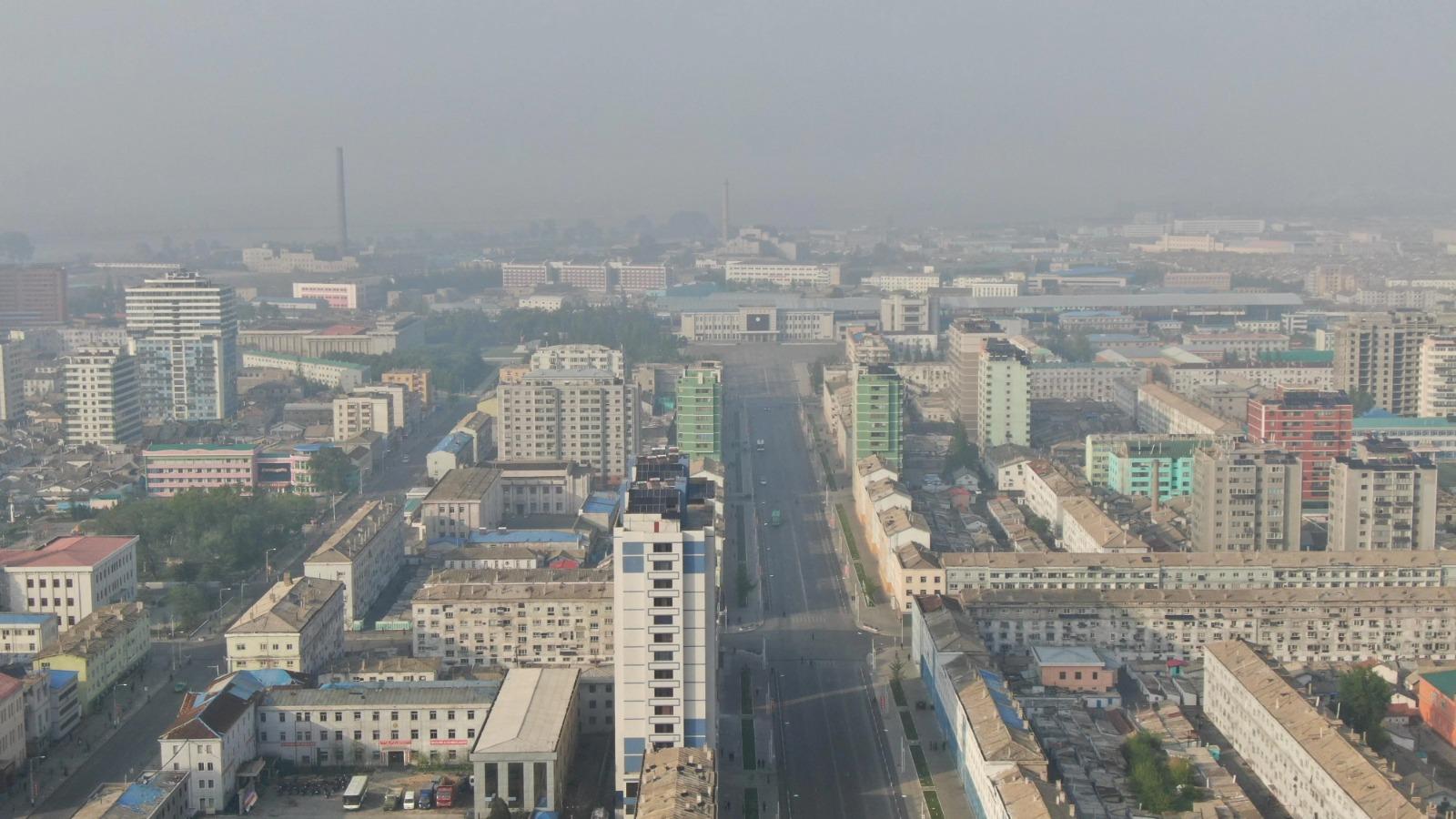 中國網友派航拍機飛越鴨綠江 紀錄北韓真實樣貌