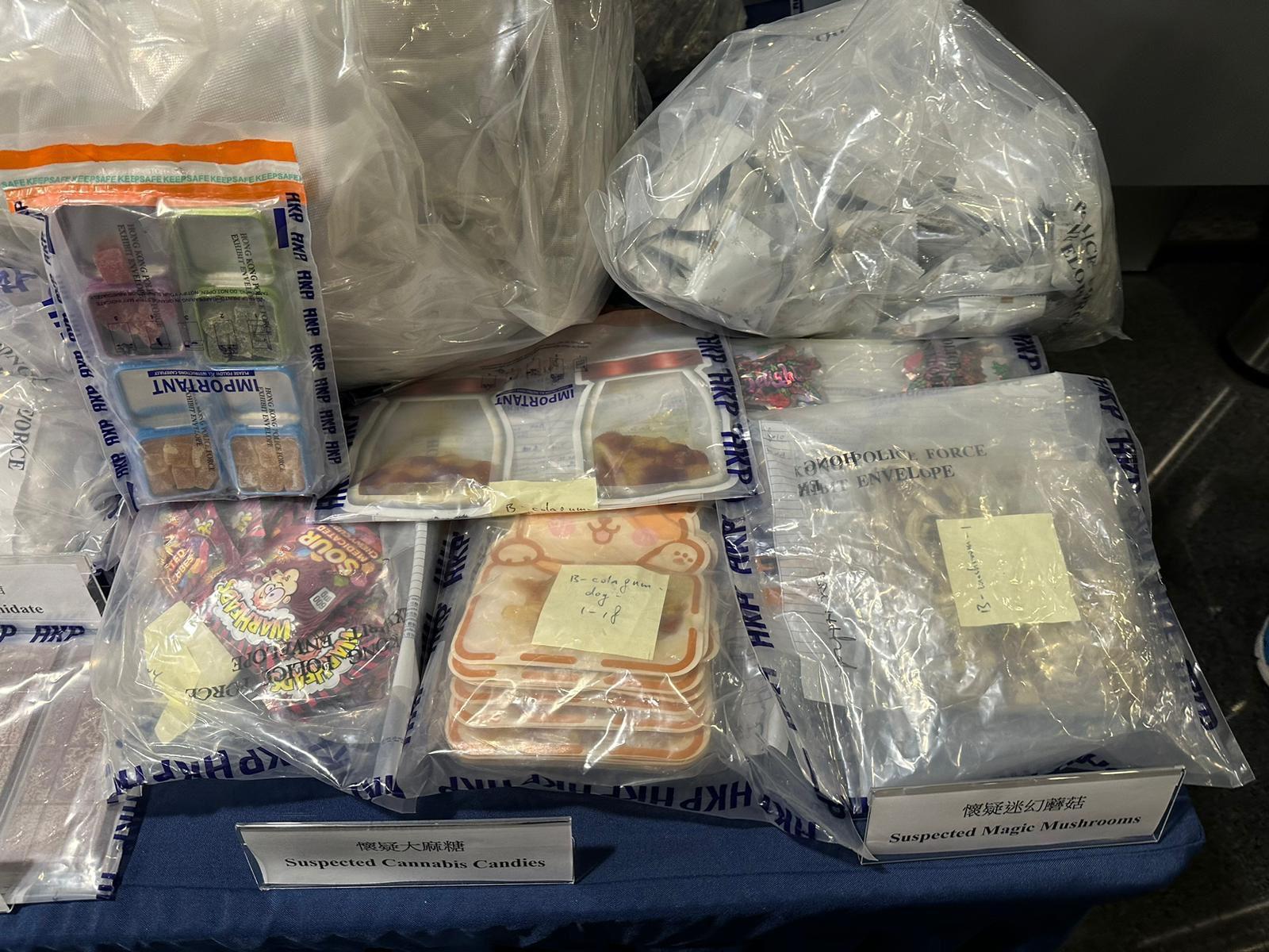 警方偵破網上販毒集團拘61人 指以大麻油加工混入朱古力等 外表與正常產品無異