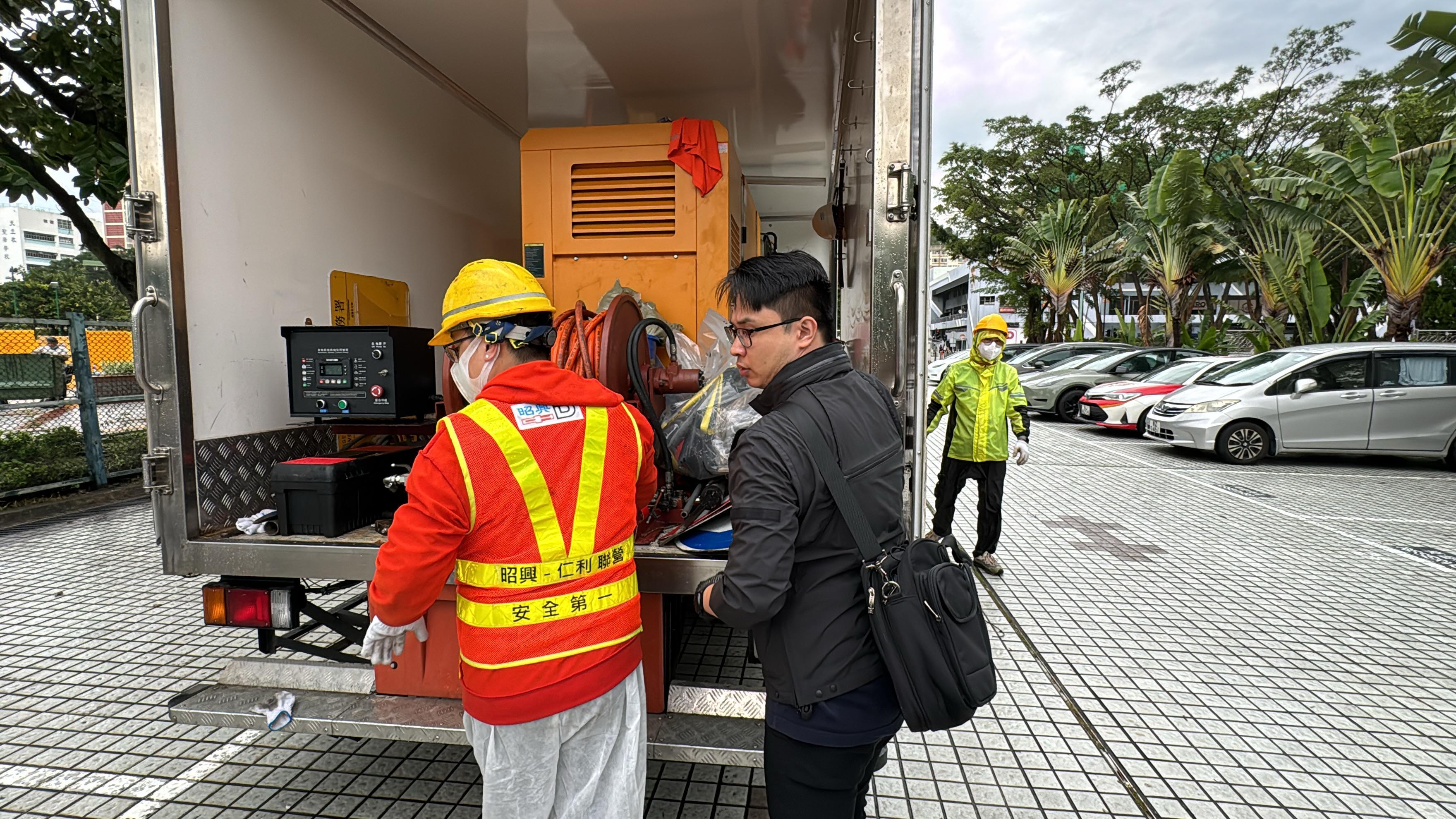 沙田源禾遊樂場渠務工程意外