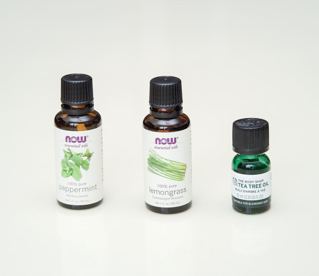 滅蟻方法丨用天然的精油,例如薄荷油、檸檬草油、茶樹油,以及酒精消毒噴劑,也能蓋過螞蟻留下的氣味,藉此驅趕螞蟻