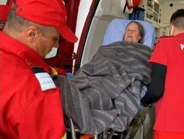 婦人被野熊咬傷,送院治療。(互聯網)