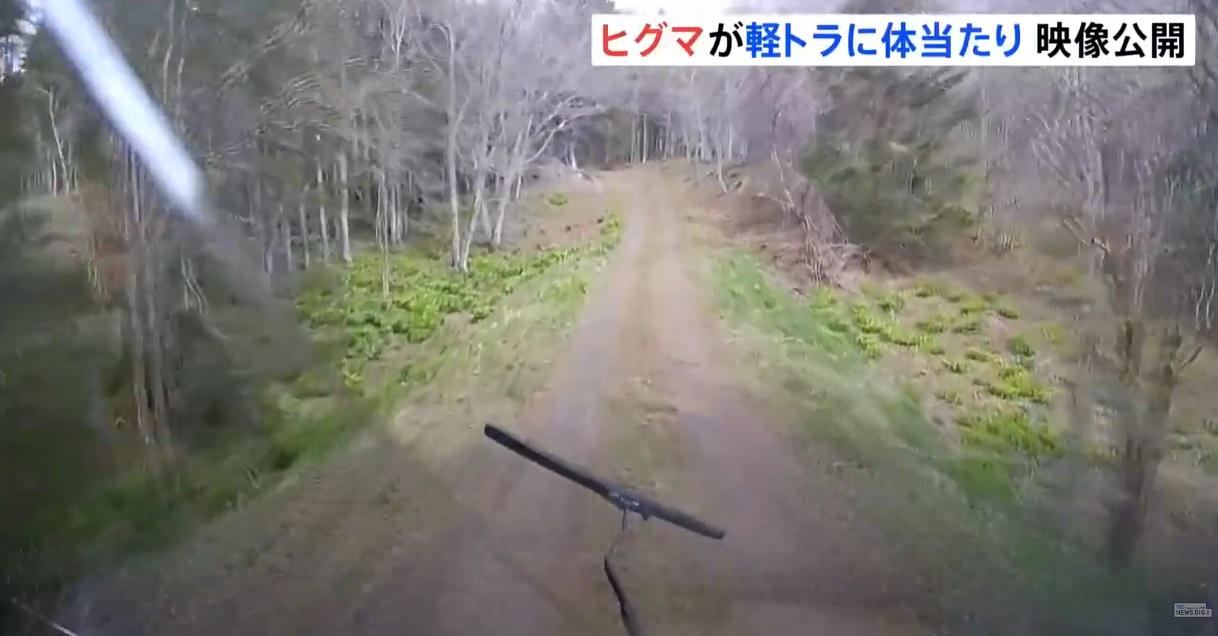 貨車駛離現場,擋風玻璃爆裂,水撥毀爛。(互聯網)