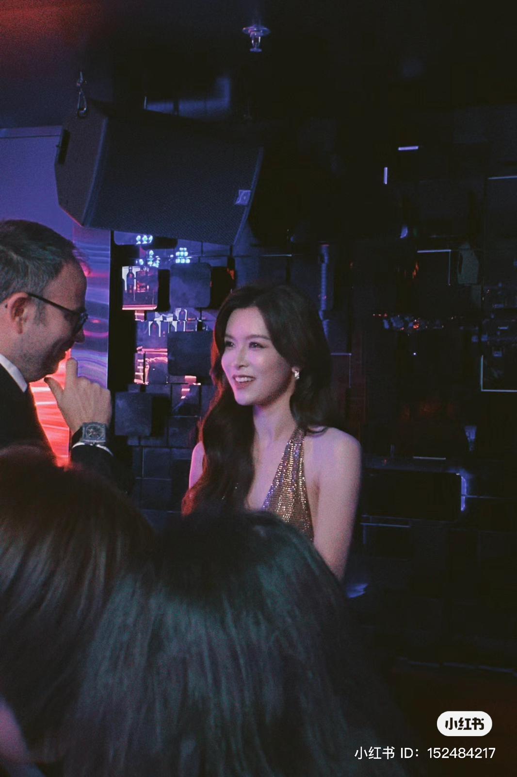 文詠珊Janice Man出席活動生圖曝光。(小紅書)