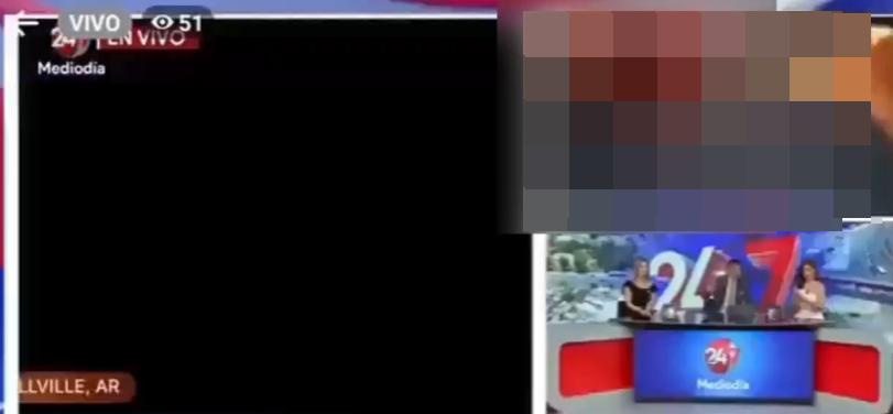 當男主播列出可以欣賞日全食的城市時,片段切換到一名男子於胯下角度以睪丸遮擋陽光的畫面。