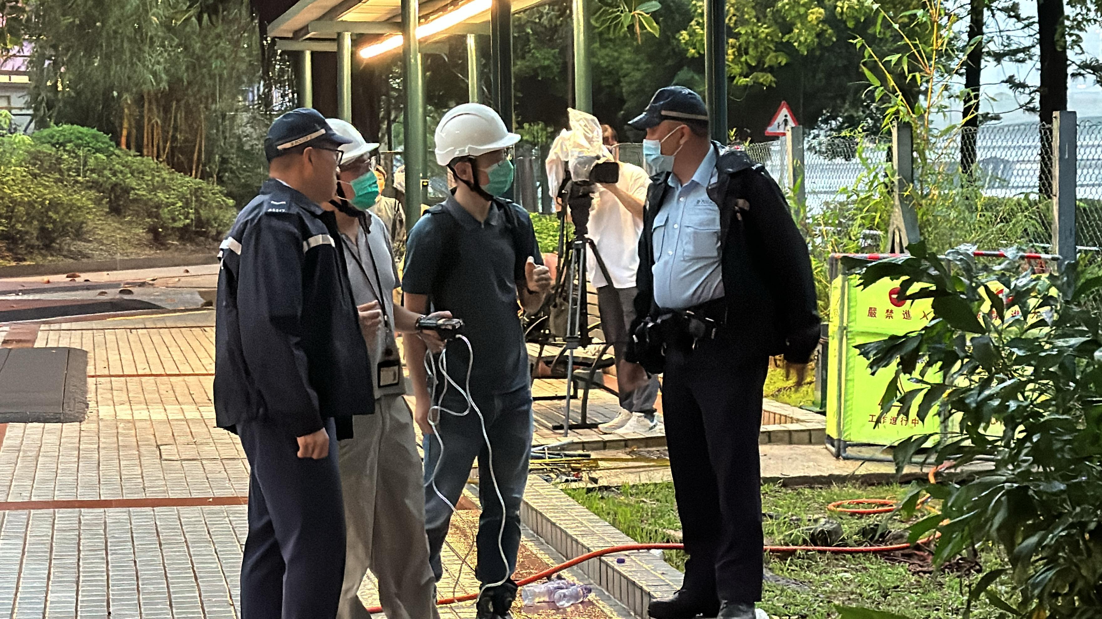 沙田源禾遊樂場渠務工程意外