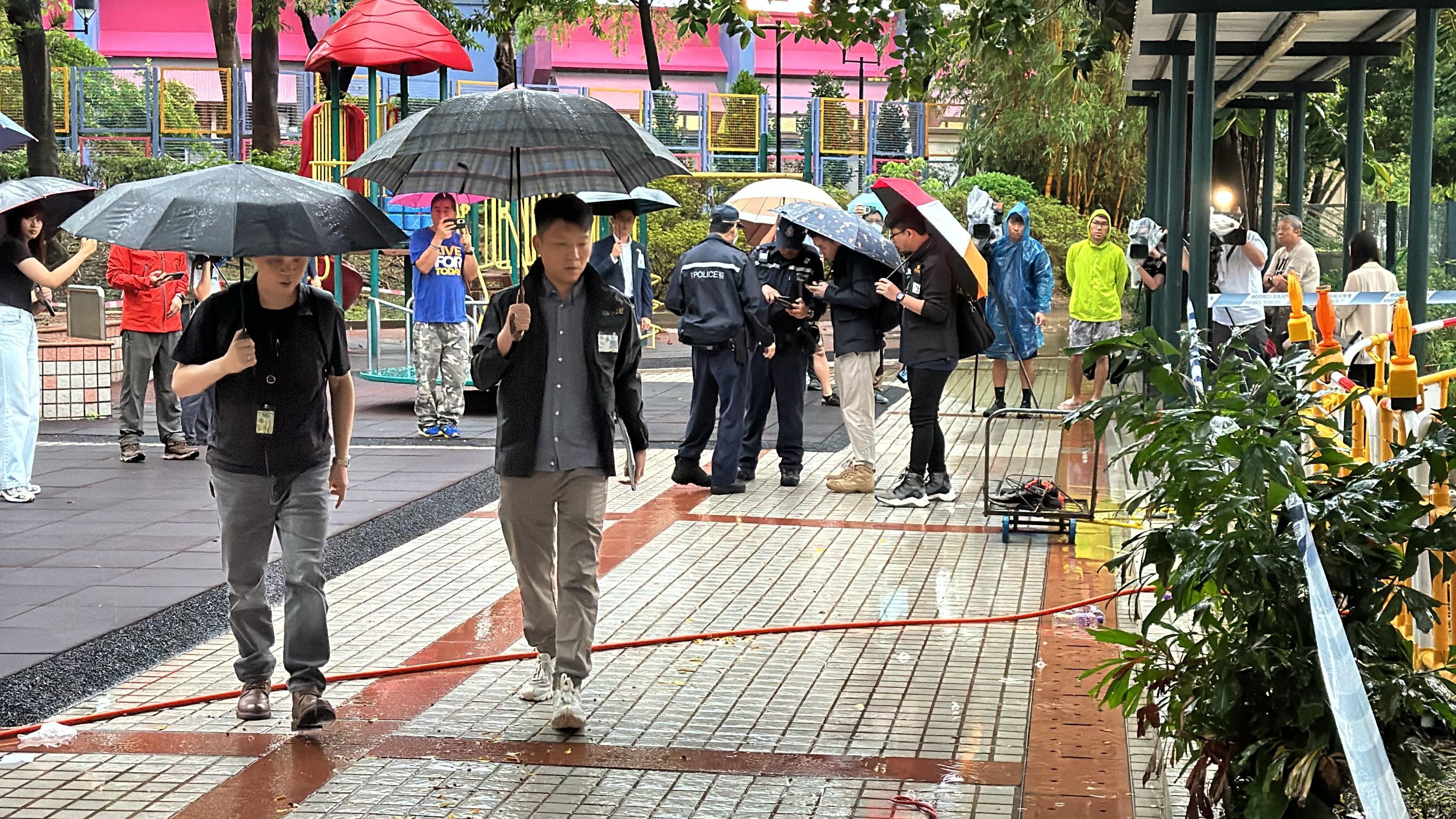 沙田源禾遊樂場渠務工程意外