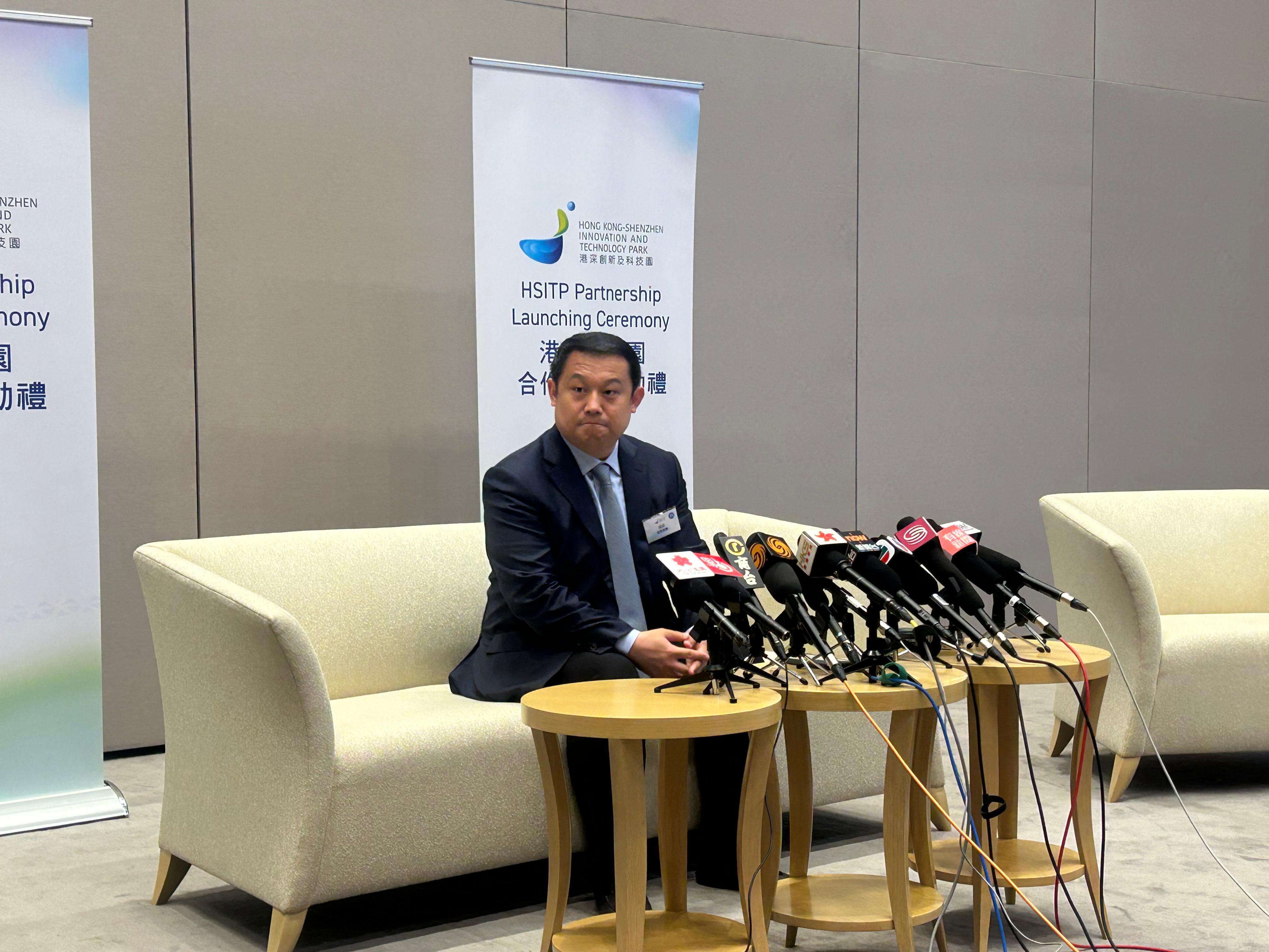 華潤科學技術研究院落戶河套。(陳芷晴攝)