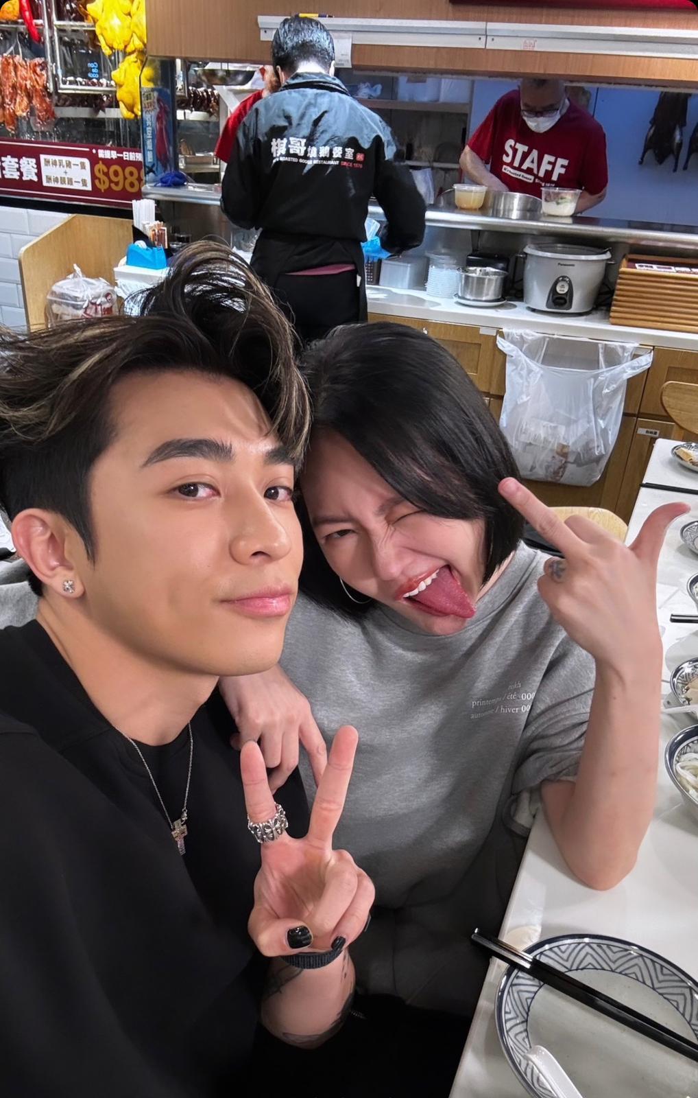 小S貪Tyson Yoshi夠大隻邀參與拍攝。