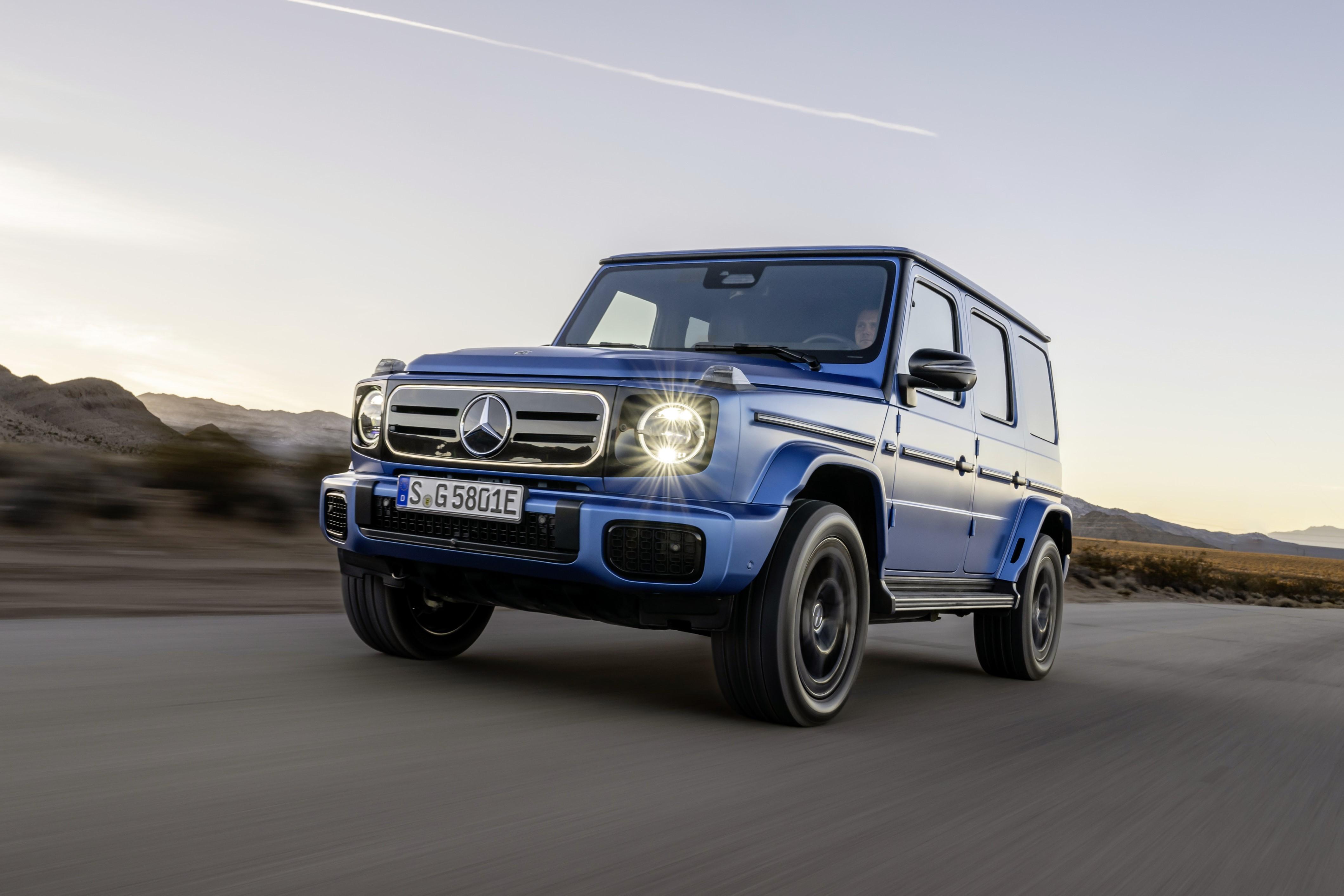 電動G-Class忠於原著,保留招牌輪廓及越野硬朗感。