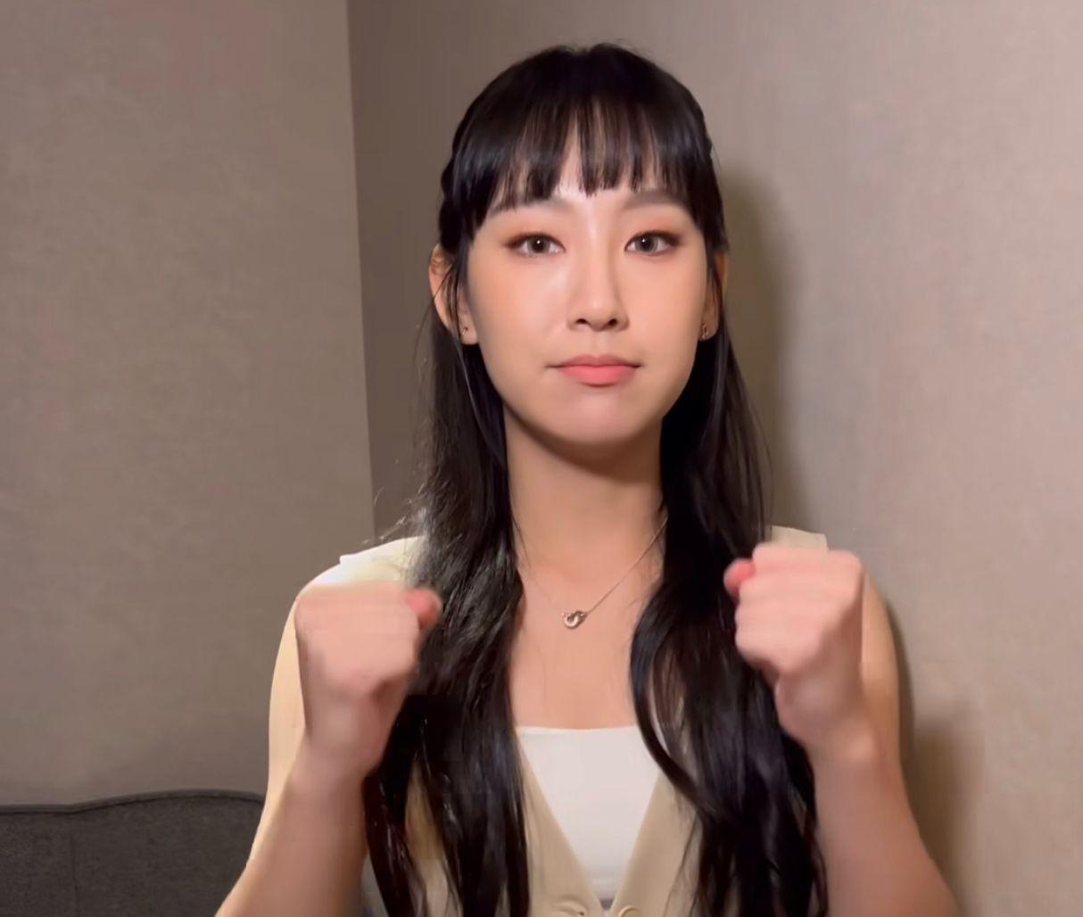 開騷前,Gigi特別在社交網拍片。