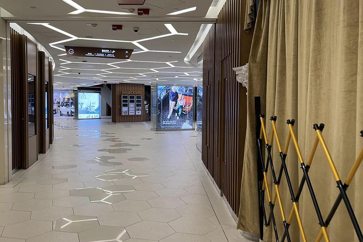 有網民日前分享九展內部分商舖已停業。(網上圖片)