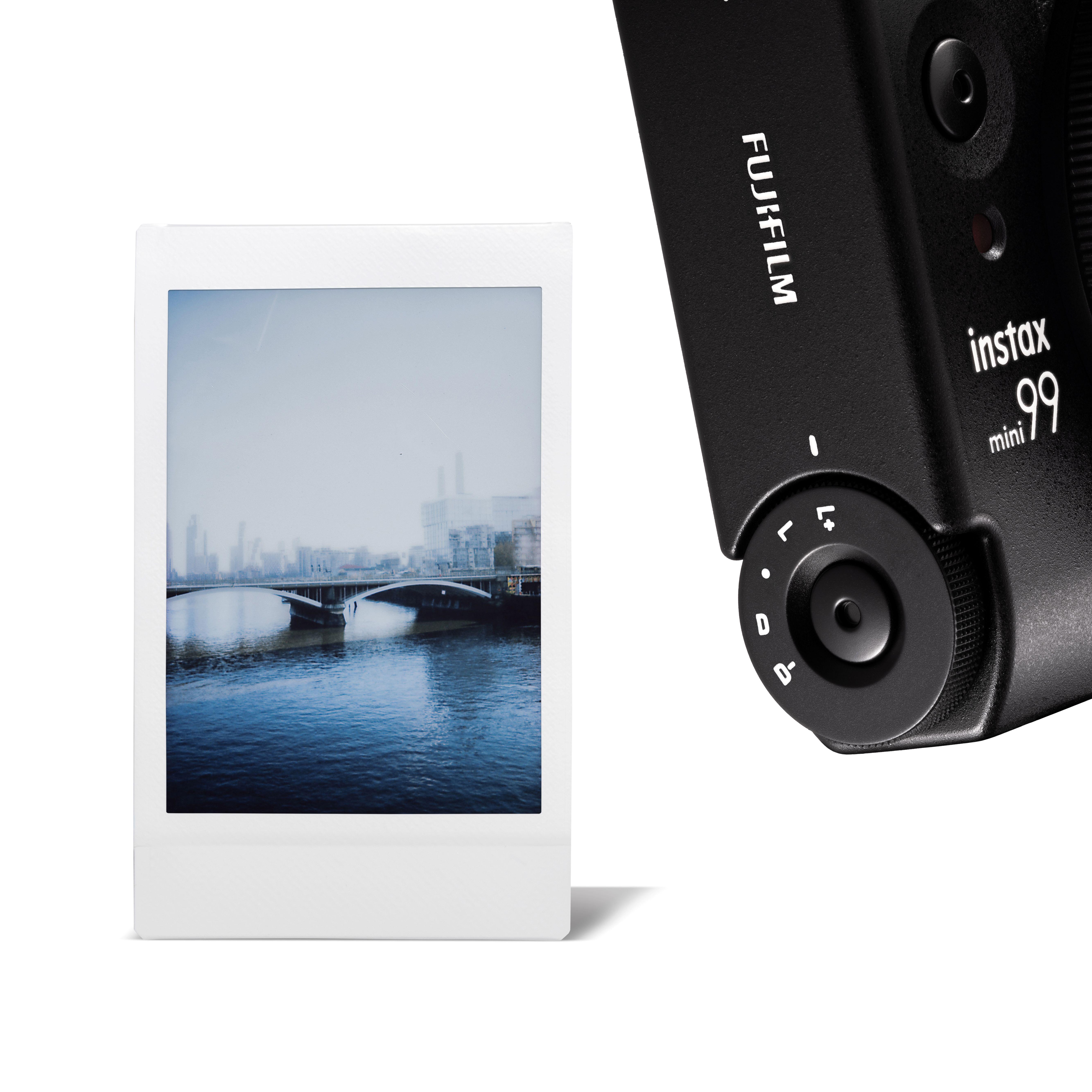 FUJIFILM instax mini 99|使用側轉盤改變光線和亮度。