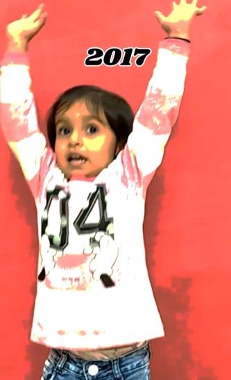 2歲的戈斯瓦米。(互聯網)