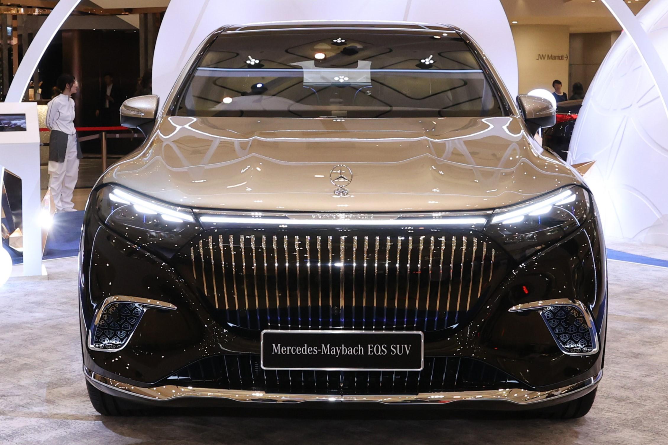 Mercedes-Maybach EQS SUV外型奢華霸氣,兼具行政及電動氣息。