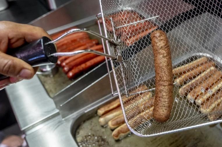 德國製植物肉香腸。(資料圖片)