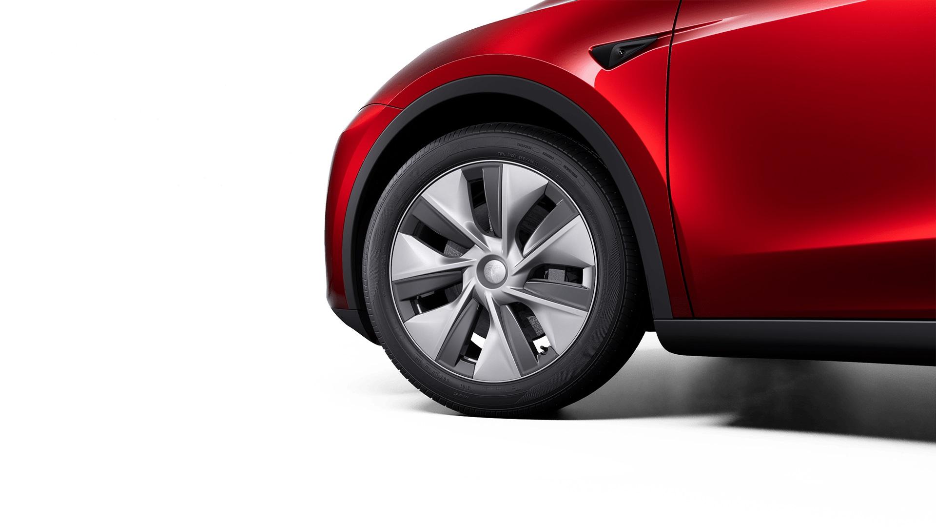 Model Y另一種新增的極致紅相當搶眼。