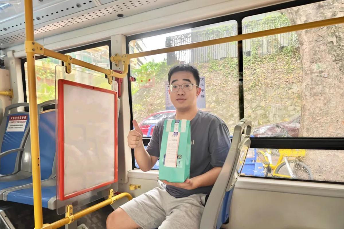 深圳7條巴士線推出預訂早餐服務。(深圳巴士集團微信圖片)