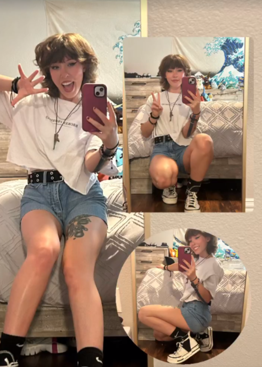 脫下動物頭套的潔德也常在Instagram發布一些和男友的生活日常,擁有至少4.5萬名粉絲。(圖/翻攝自Instagram@jadethefur)