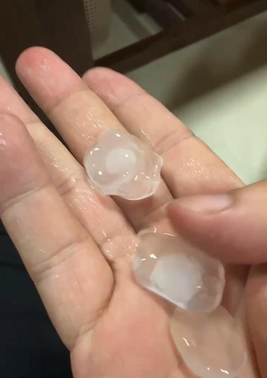 澳門落冰雹(網上圖片)