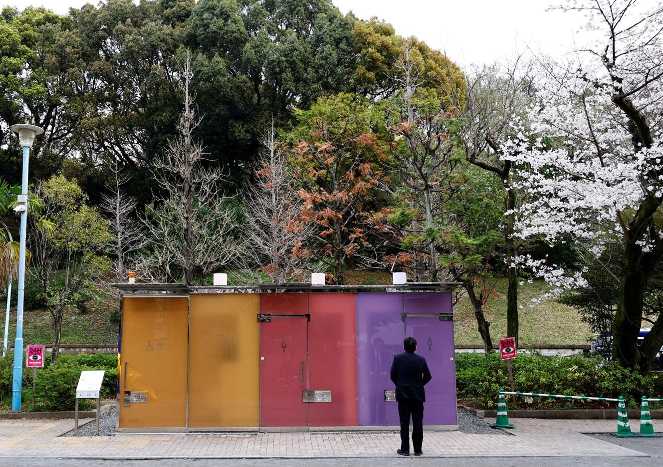 澀谷區特色公廁。(路透社)