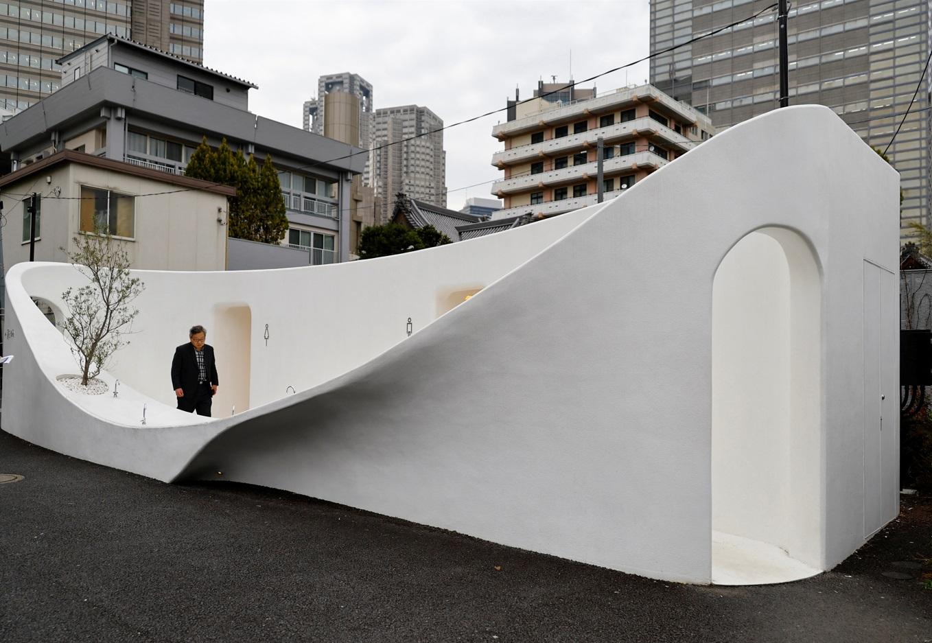 澀谷區特色公廁。(路透社)