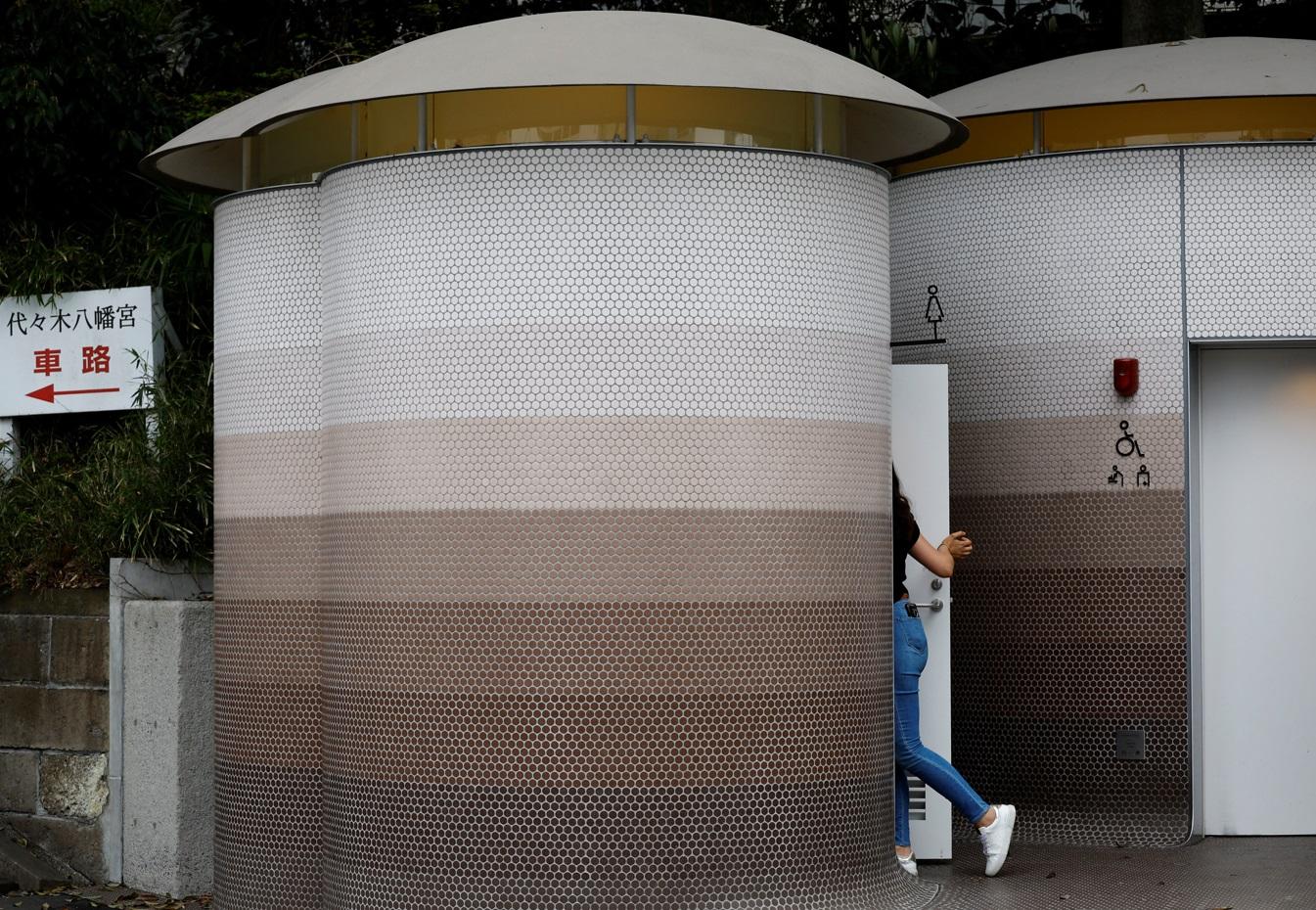 澀谷區特色公廁。(路透社)