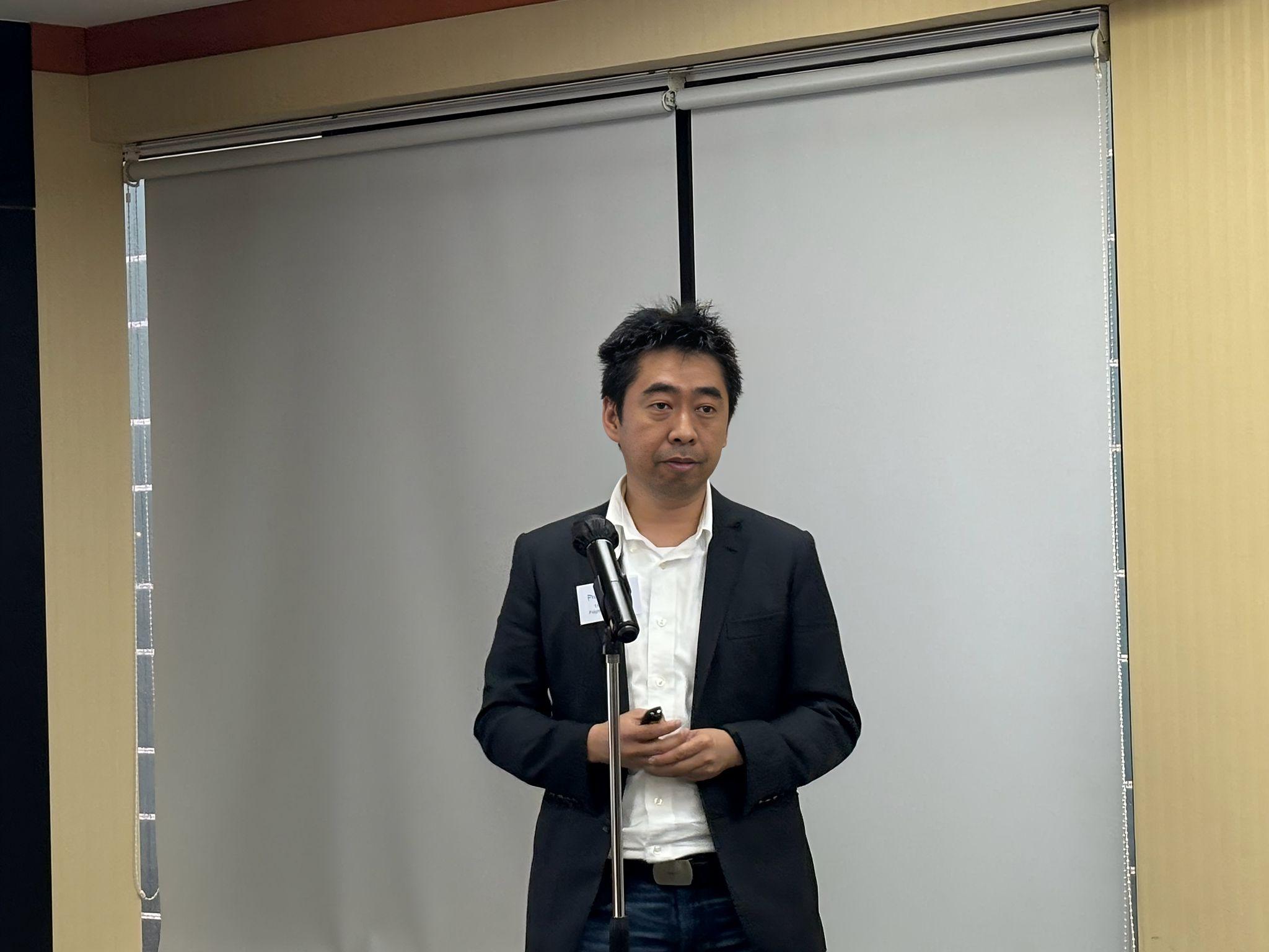 劉伯濤指ITMS系統比閉路電視精準。(林嘉瑩攝)