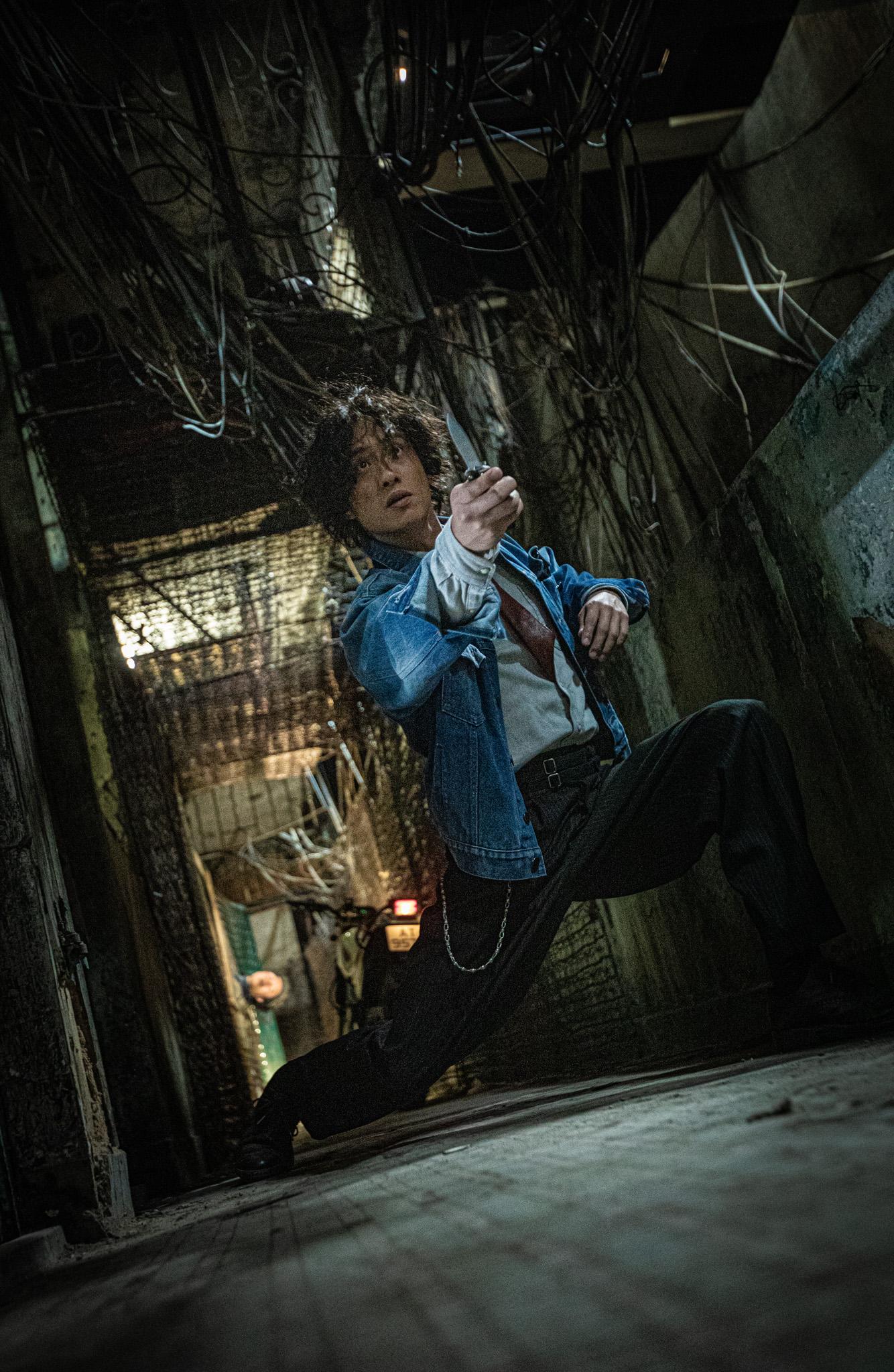 劉俊謙在《九龍城寨之圍城》演信一。