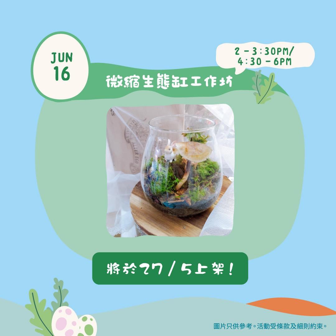 微縮生態瓶工作坊