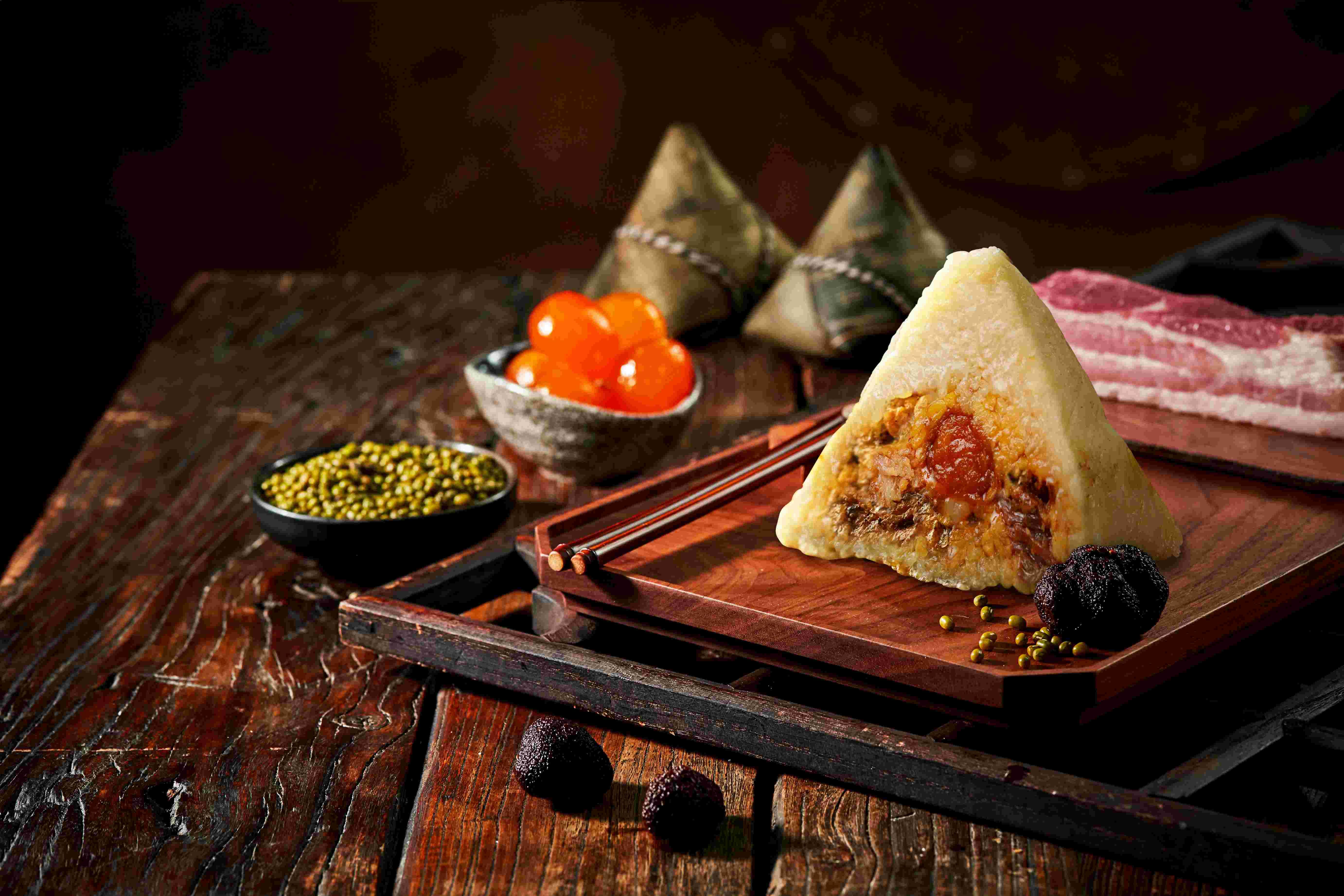 「松露黑毛豬粽」$69 /隻