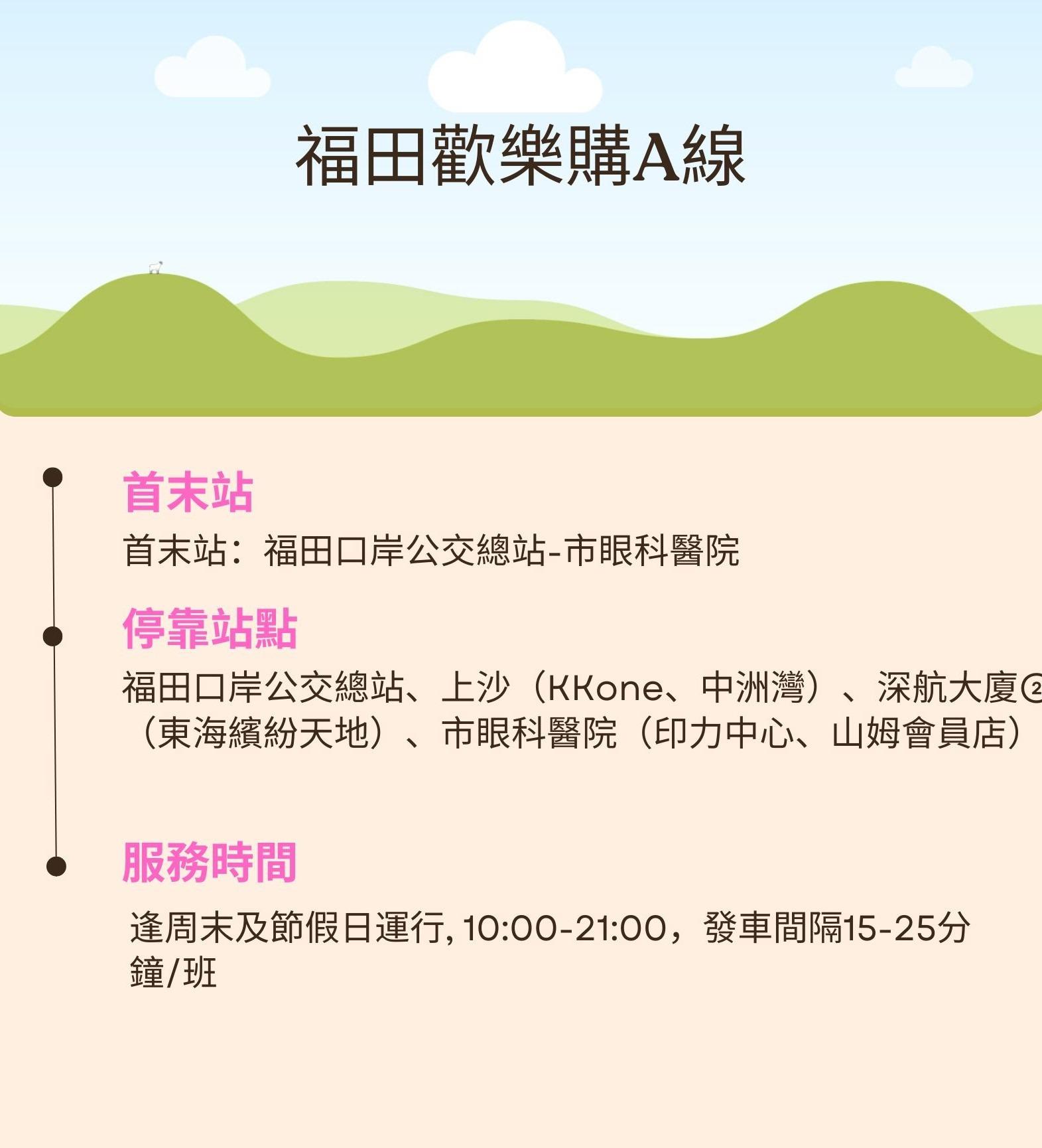 福田口岸接駁巴士