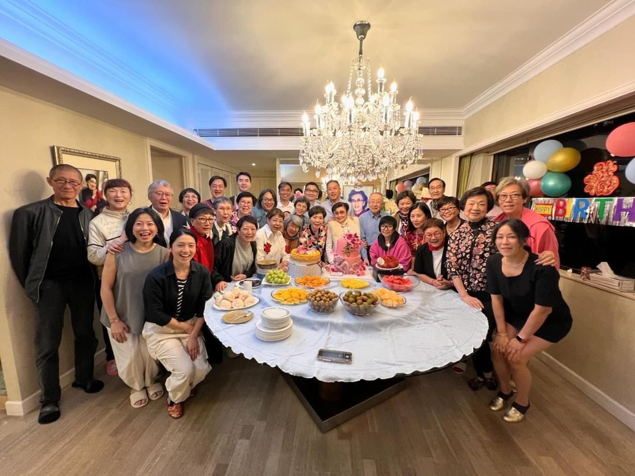 白雪仙前日慶祝96歲生日。