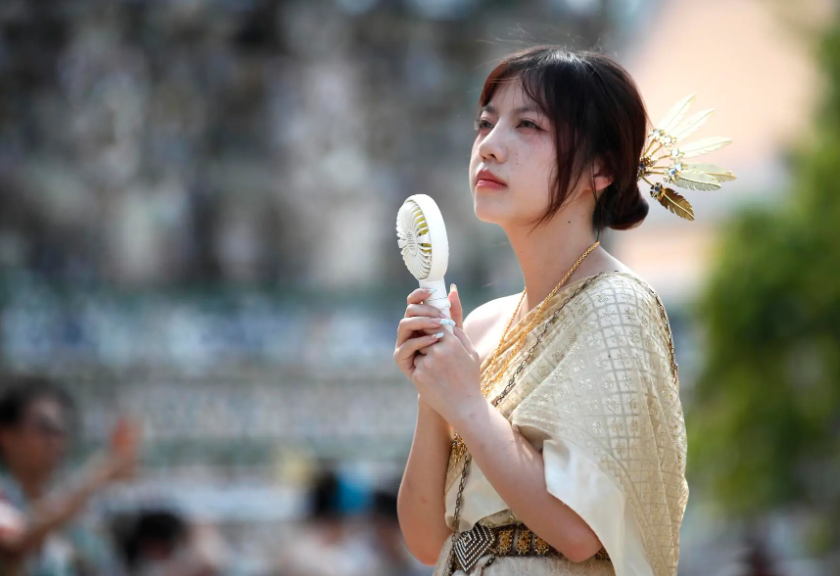 泰國今年熱浪不斷(網上圖片)