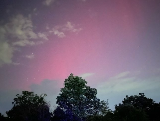 美國出現極光(網上圖片)