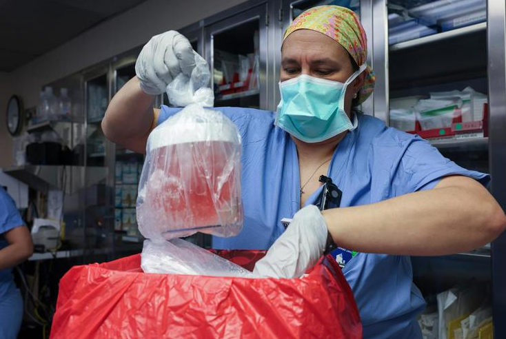 斯來曼在麻省總醫院接受了全球首宗基因豬腎移植手術。(資料圖片)