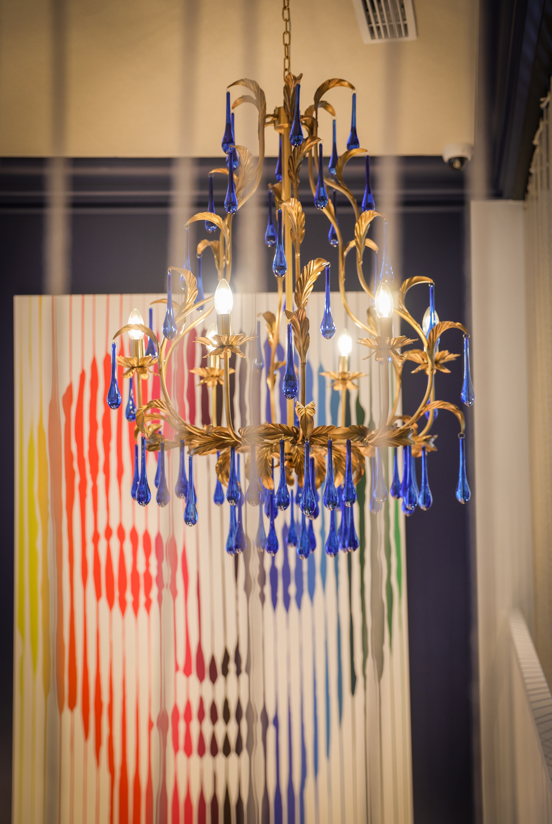 藍色也是這位Sophia Loren 的心愛顏色。