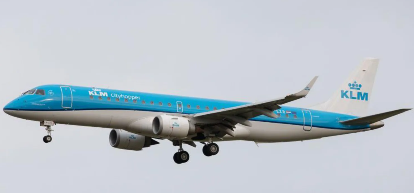 涉事荷蘭皇家城市短途航空同型號航班。(網上圖片)