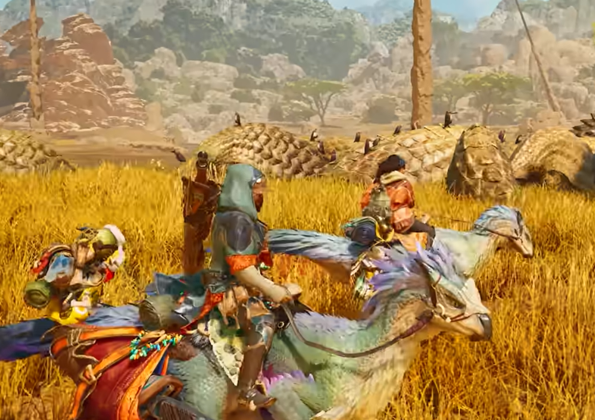 《Monster Hunter Wilds》跟隨《Monster Hunter Rise》加入騎乘系列。(影片截圖)