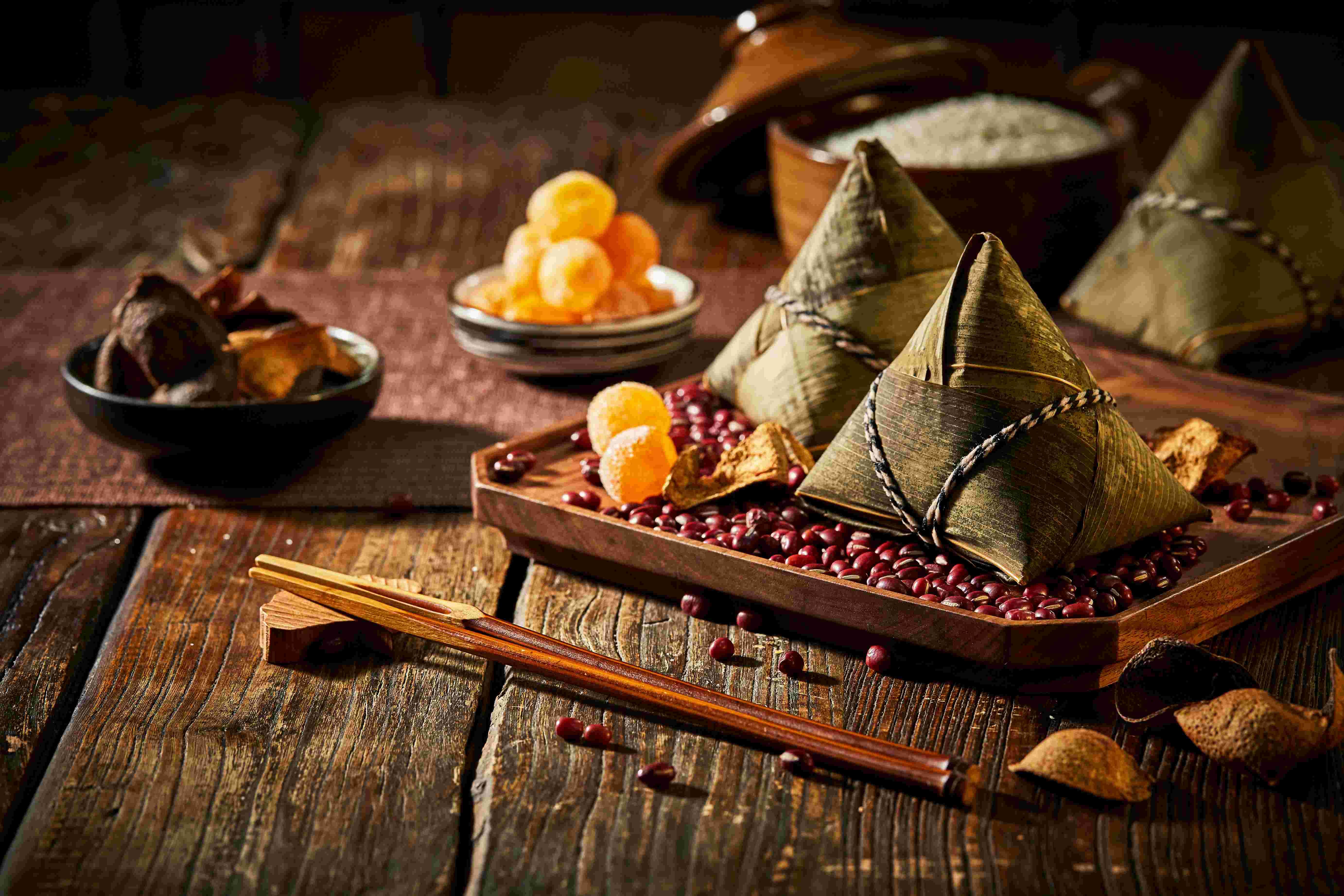 「金桔豆沙粽」$62 /隻