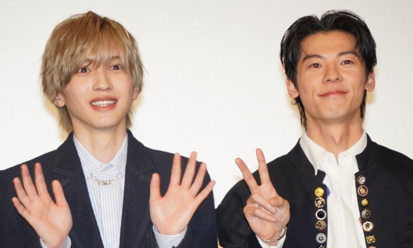 台日男神許光漢、道枝駿佑今日在日本合體宣傳。