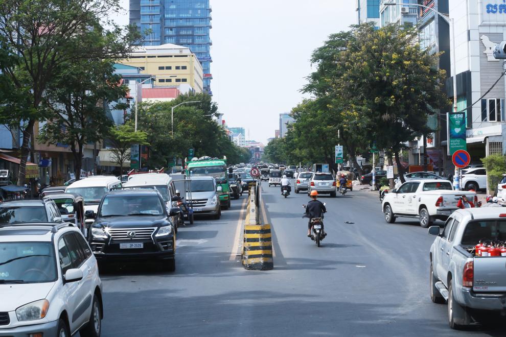 金邊「毛澤東大道」。(網上圖片)