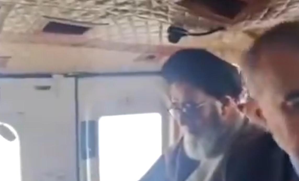 萊希於事故發生前約1小時於直升機內拍攝。(X)