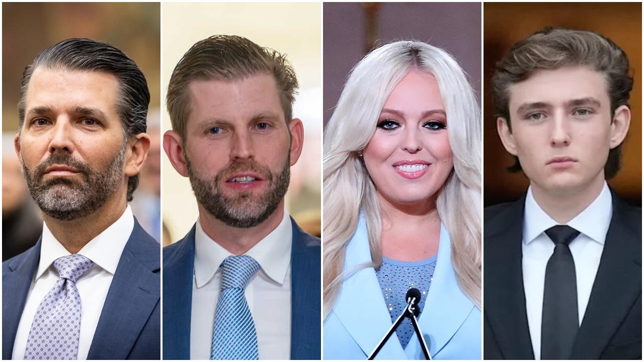 特朗普4子女入選佛州黨部成員。(網上圖片)